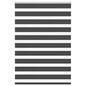 idaXL Zebra senčilo črna 100x150 cm tkanina širina 95,9 cm poliester