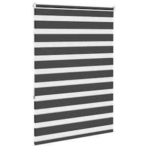 Zebra roleta černá 105x150 cm šířka látky 100,9 cm polyester - obrázek 4