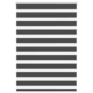 idaXL Zebra senčilo črna 110x150 cm tkanina širina 105,9 cm poliester