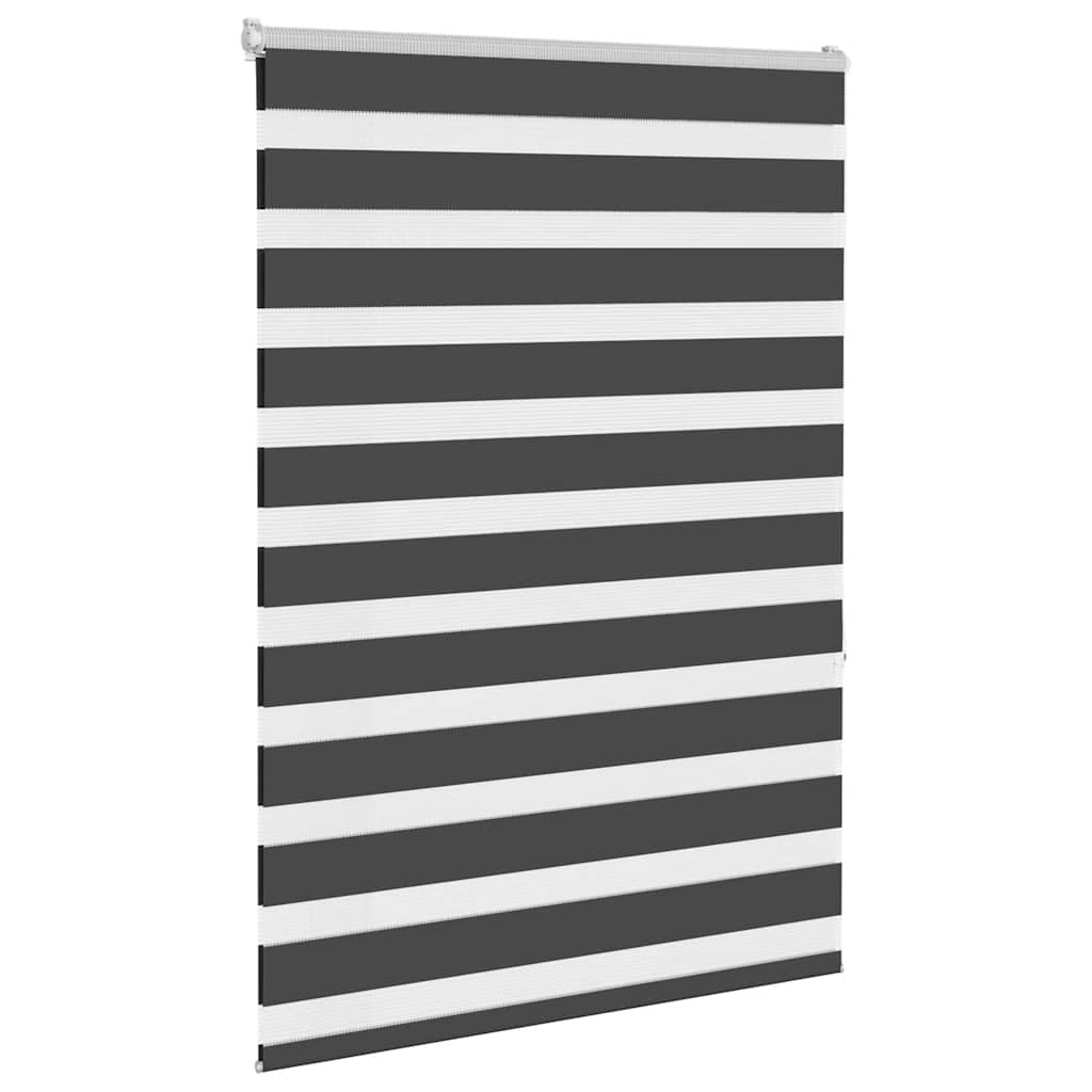 Thumbnail - vidaXL Doppelrollo Schwarz 110x150 cm Stoffbreite 105,9 cm Polyester