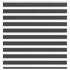 idaXL Zebra senčilo črna 145x150 cm tkanina širina 140,9 cm poliester