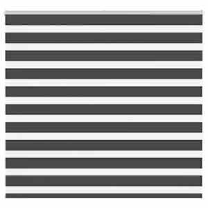 idaXL Zebra senčilo črna 165x150 cm tkanina širina 160,9 cm poliester