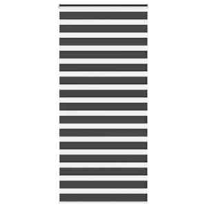 idaXL Zebra senčilo črna 105x200 cm tkanina širina 100,9 cm poliester