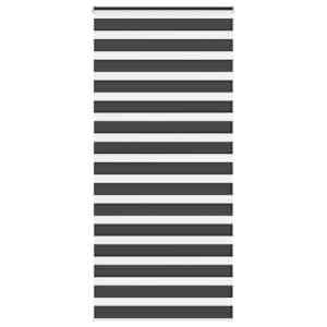 idaXL Zebra senčilo črna 110x200 cm tkanina širina 105,9 cm poliester