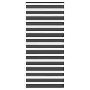 idaXL Zebra senčilo črna 115x200 cm tkanina širina 110,9 cm poliester