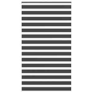 idaXL Zebra senčilo črna 120x200 cm tkanina širina 115,9 cm poliester