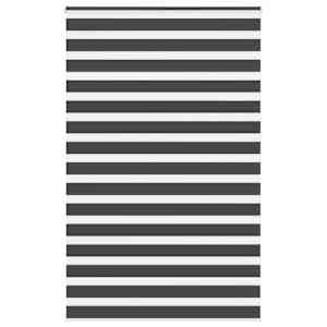 idaXL Zebra senčilo črna 150x200 cm tkanina širina 145,9 cm poliester