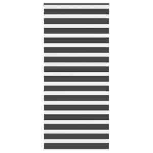 idaXL Zebra senčilo črna 95x230 cm tkanina širina 90,9 cm poliester