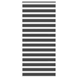 idaXL Zebra senčilo črna 110x230 cm tkanina širina 105,9 cm poliester