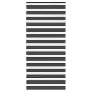 Zebra senčilo črne barve 115x230 cm, širina blaga 110,9 cm, poliester