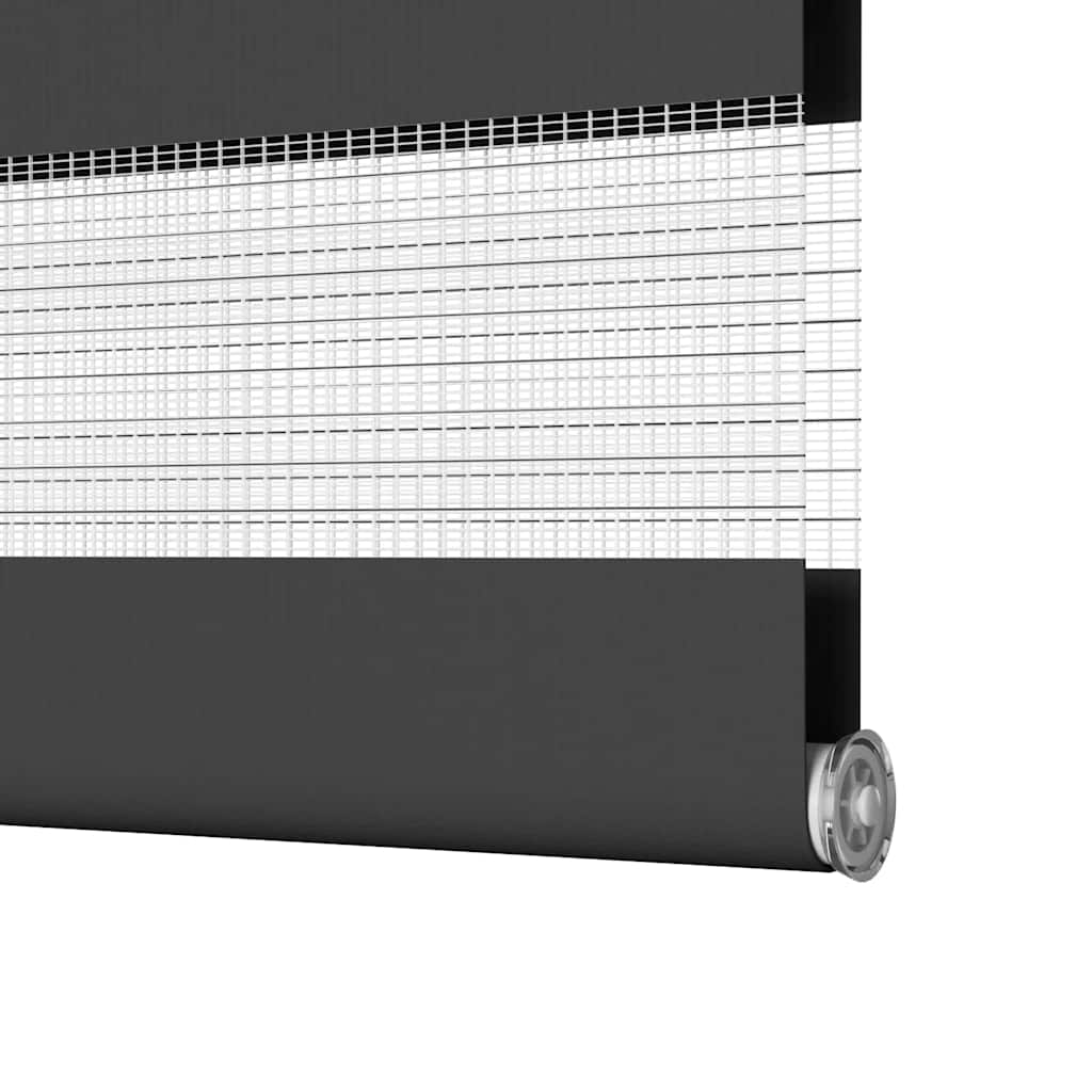 Zebra rolgordijn 150x230 cm stofbreedte 145,9 cm zwart image 12