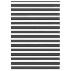 idaXL Zebra senčilo črna 160x230 cm tkanina širina 155,9 cm poliester