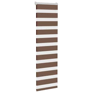 Zebra roleta hnědá 45x100 cm šířka látky 40,9 cm polyester - obrázek 3