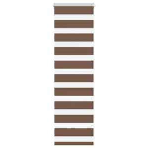 Zebra zavesa rjava 50x100 cm širina blaga 45,9 cm poliester