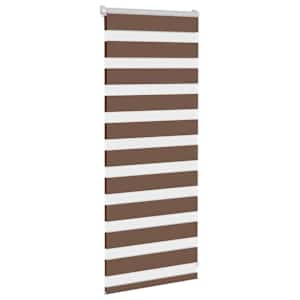 Zebra roleta hnědá 60x100 cm šířka látky 55,9 cm polyester - obrázek 4