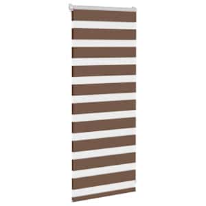 Zebra roleta hnědá 65x100 cm šířka látky 60,9 cm polyester - obrázek 3