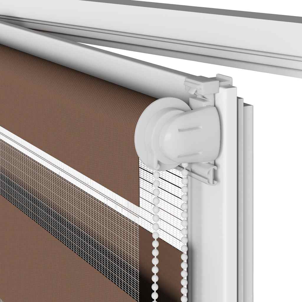 Zebra rolgordijn 70x100 cm stofbreedte 65,9 cm polyester bruin image 12