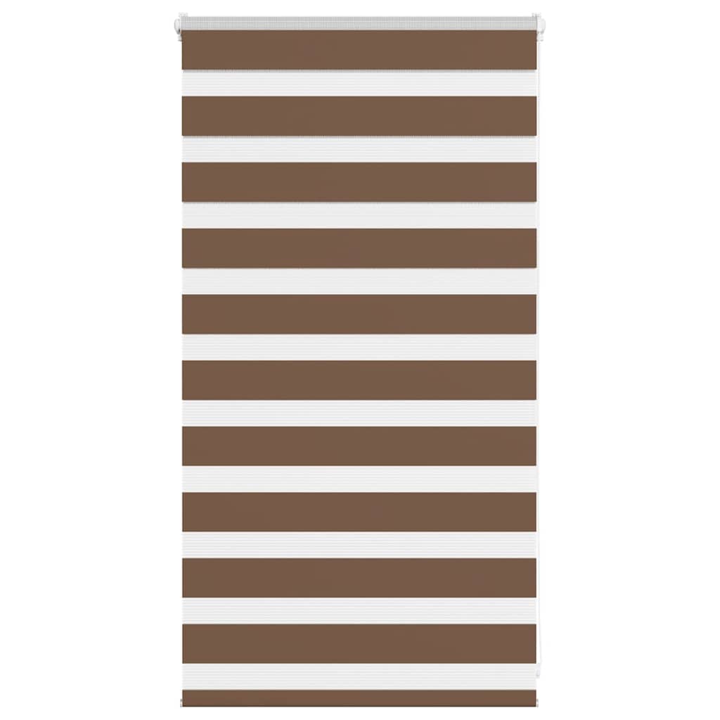vidaXL Zebra roleta hnědá 75x100 cm šířka látky 70,9 cm polyester