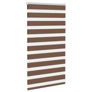 Zebra roleta hnědá 75x100 cm šířka látky 70,9 cm polyester - obrázek 3