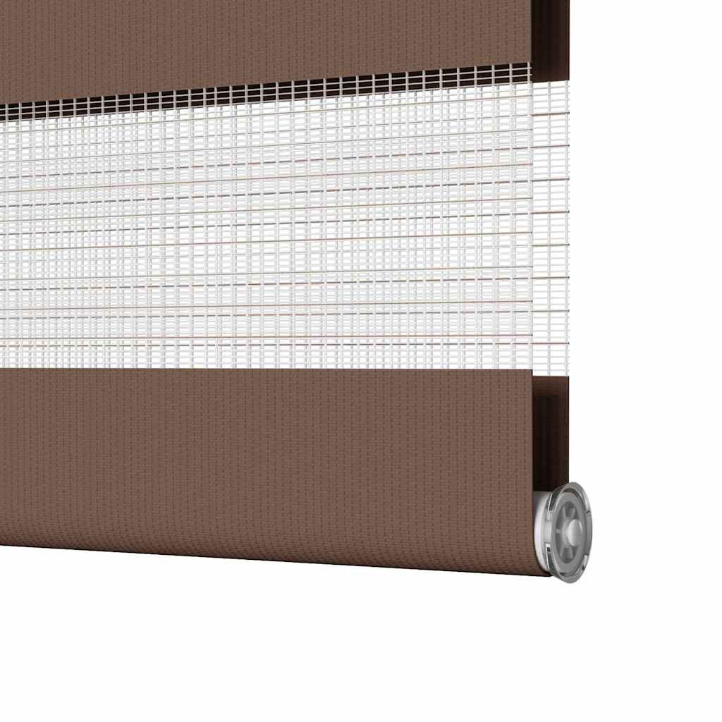 Zebra rolgordijn 105x100 cm stofbreedte 100,9cm polyester bruin image 12