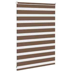 Zebra roleta hnědá 110x100 cm šířka látky 105,9 cm polyester - obrázek 4