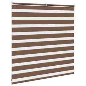 Zebra roleta hnědá 145x100 cm šířka látky 140,9 cm polyester - obrázek 4