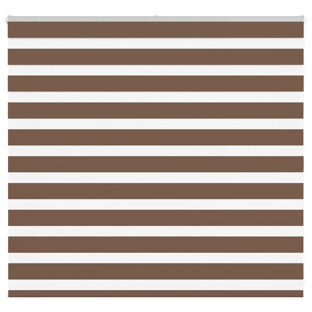 vidaXL Zebra roleta hnědá 155x100 cm šířka látky 150,9 cm polyester