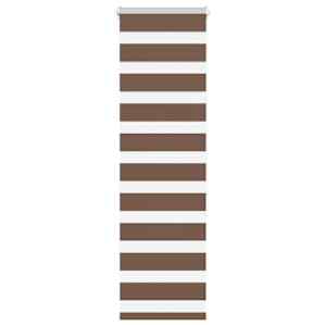 Zebra zavesa rjava 45x150 cm širina blaga 40,9 cm poliester