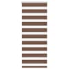 vidaXL Triibuline ruloo pruun 60x150 cm kanga laius 55,9 cm pol&uuml;ester