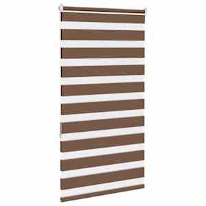 Zebra roleta hnědá 70x150 cm šířka látky 65,9 cm polyester - obrázek 4