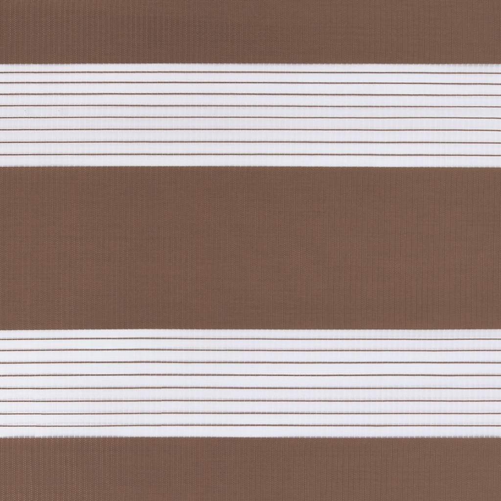 Zebra roleta hnědá 85x150 cm šířka látky 80,9 cm polyester - obrázek 15