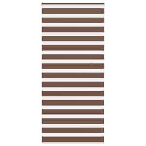 Zebra zavesa rjava 110x200 cm širina blaga 105,9 cm poliester