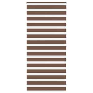 Zebra zavesa rjava 115x200 cm širina blaga 110,9 cm poliester