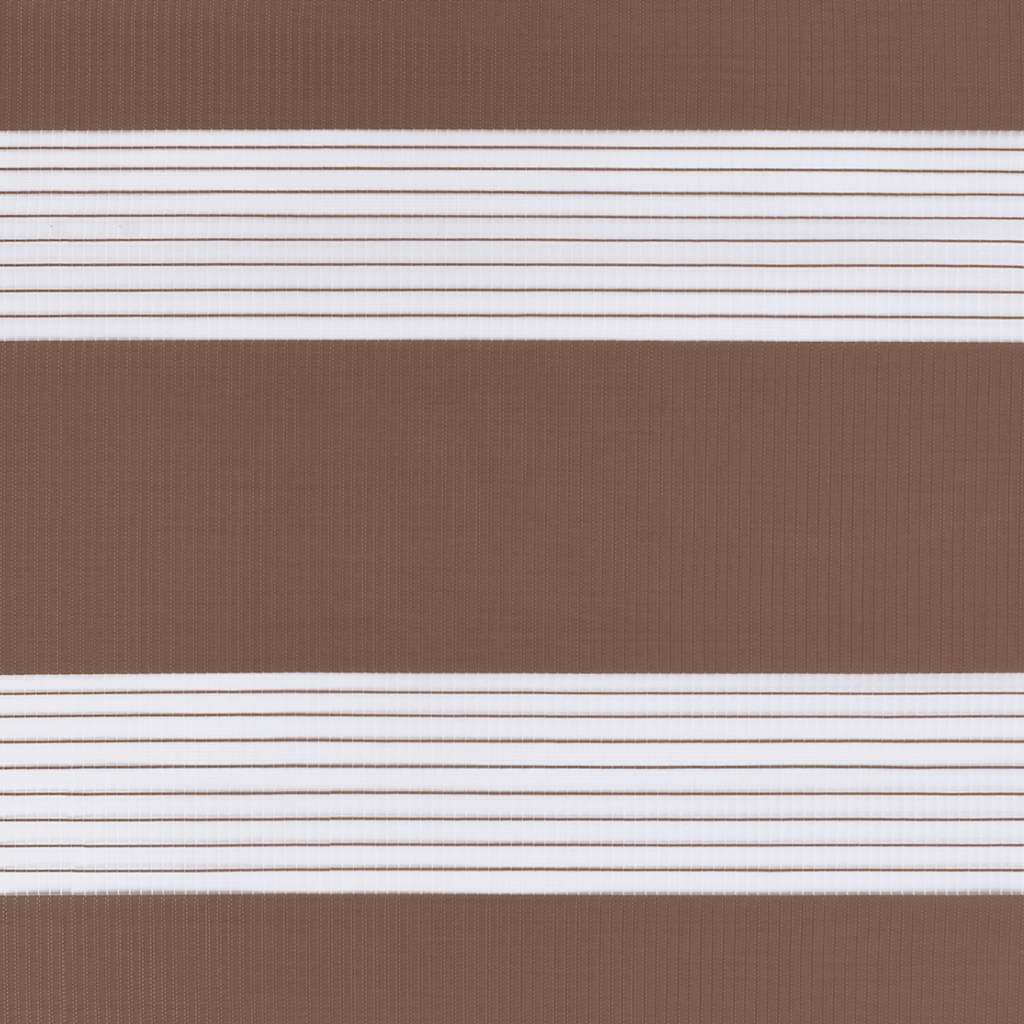 Zebra roleta hnědá 115x200 cm šířka látky 110,9 cm polyester - obrázek 15