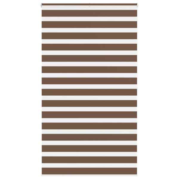 vidaXL sebrakardin, pruun, 120 x 200 cm, kangas, laius 115,9 cm, pol&uuml;ester