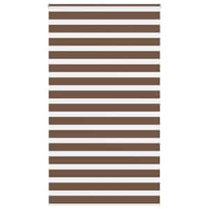 Zebra zavesa rjava 120x200 cm širina blaga 115,9 cm poliester