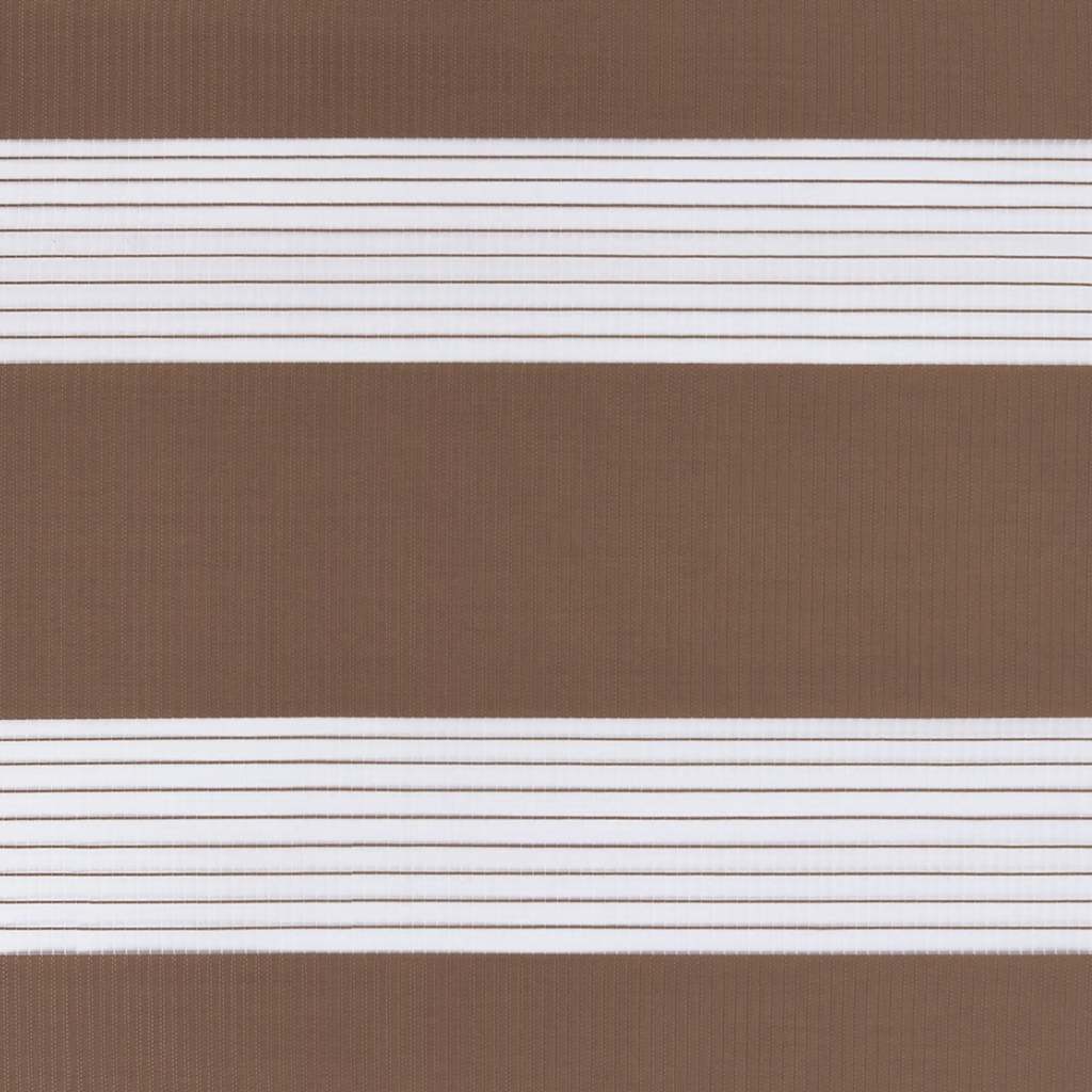 Zebra roleta hnědá 130x200 cm šířka látky 125,9 cm polyester - obrázek 15