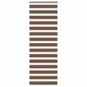 Zebra zavesa rjava 70x230 cm širina blaga 65,9 cm poliester