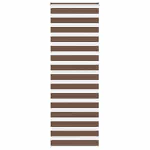 Zebra zavesa rjava 80x230 cm širina blaga 75,9 cm poliester