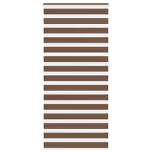 Zebra zavesa rjava 110x230 cm širina blaga 105,9 cm poliester
