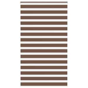 Zebra zavesa rjava 120x230 cm širina blaga 115,9 cm poliester