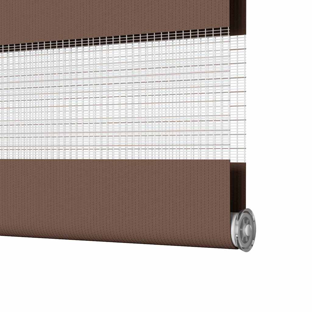 Zebra rolgordijn 130x230 cm stofbreedte 125,9cm polyester bruin image 12