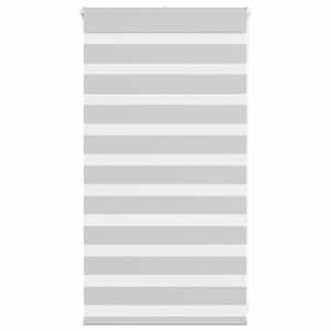 Zebra roleta světle šedá 70x100cm šířka látky 65,9 cm polyester - obrázek 1