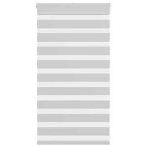 Zebra roleta světle šedá 80x100cm šířka látky 75,9 cm polyester - obrázek 1