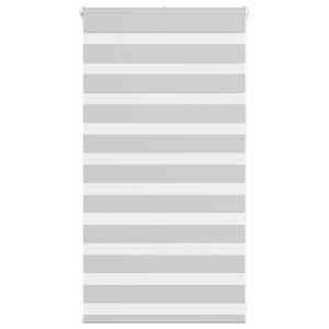 Zebra roleta světle šedá 90x100cm šířka látky 85,9 cm polyester - obrázek 1