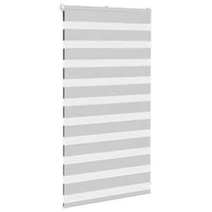 Zebra roleta světle šedá 90x100cm šířka látky 85,9 cm polyester - obrázek 3