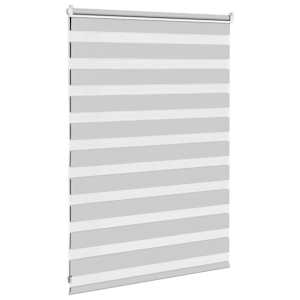 Zebra roleta světle šedá 100x100cm šířka látky 95,9cm polyester - obrázek 4