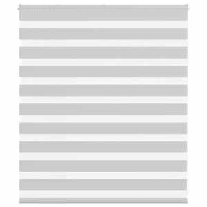 Zebra senčilo svetlo sivo 125x100 cm tkanina širina 120,9 cm