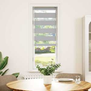 Zebra senčilo svetlo sivo 40x150 cm tkanina širina 35,9 cm