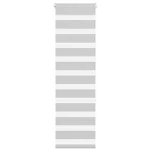 Zebra roleta světle šedá 45x150 cm šířka látky 40,9cm polyester - obrázek 1